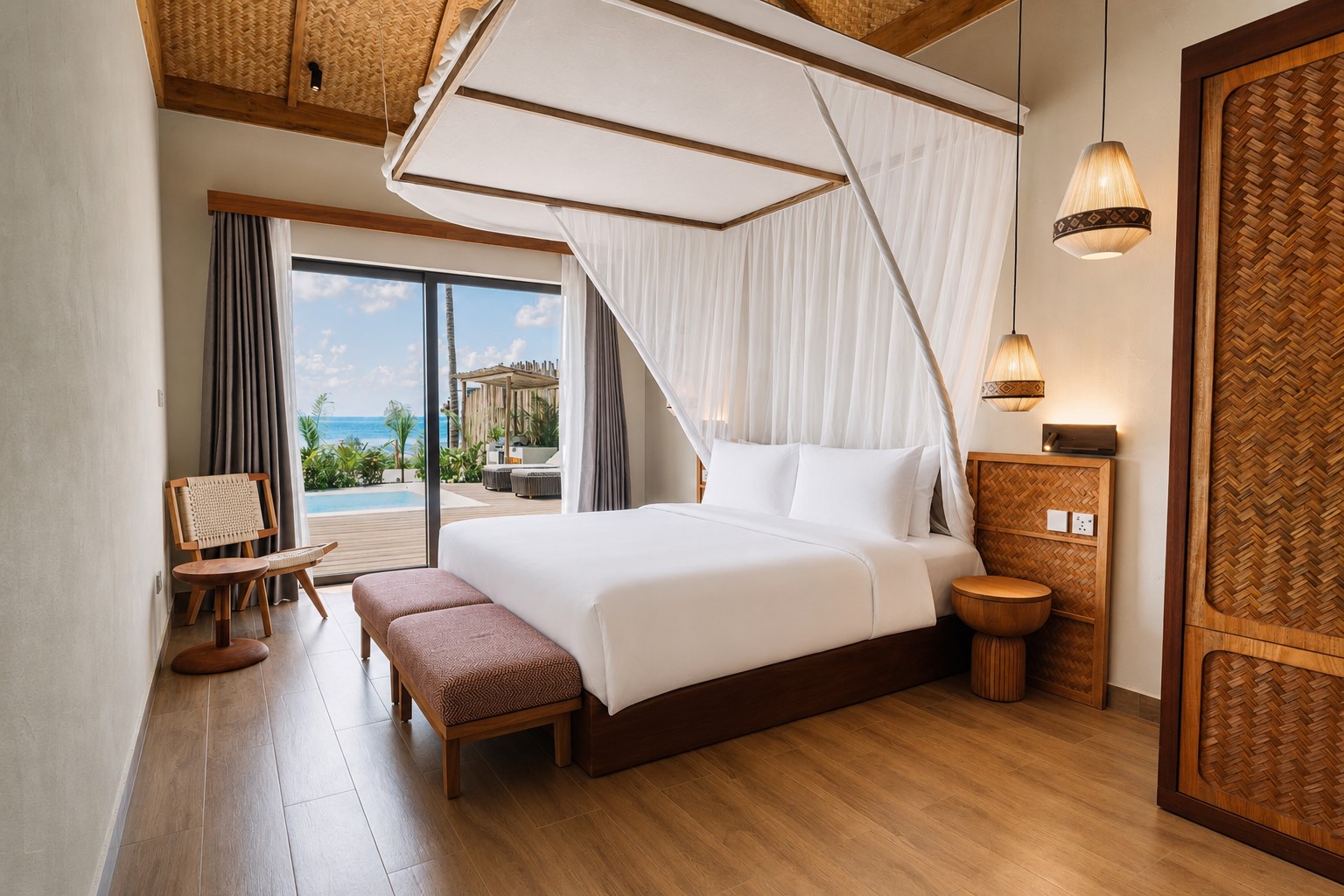 ENVI Paje - Grand Ocean Villa - Master Bedroom